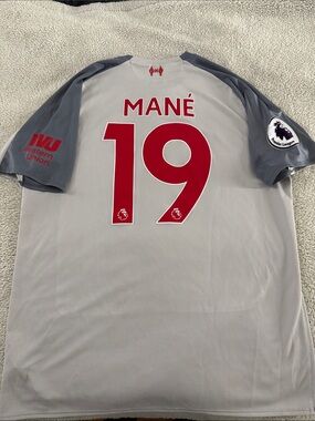 Liverpool FC #19 Sadio Mane 2018-19 New Balance Third Premier League Jersey